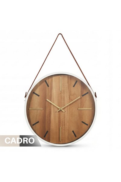 NO BRAND Ceas de perete pentru sufragerie sau bucătărie, 38 cm, decorativ, su...