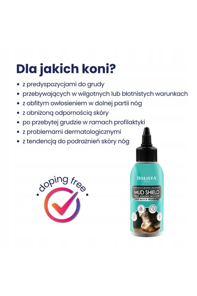 NO BRAND HOLISTA Equine Mud Shield ÎNDEPĂRTĂTOR DE CALCAR Îngrijire a pielii ...