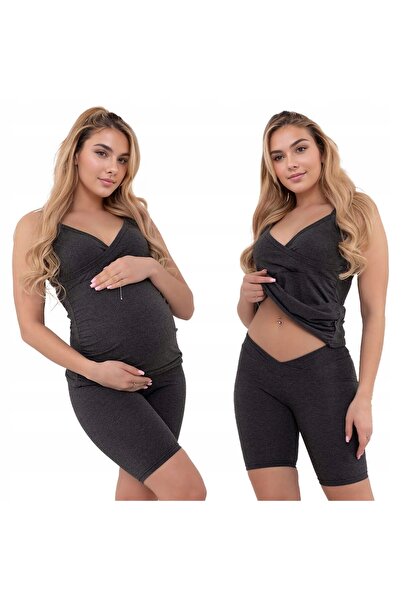 NO BRAND FORMOMMY Colanți de sarcină, pantaloni scurți tip ciclist, cu talie ...