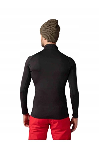 Rossignol Tricou termic Clasic cu jumătate de fermoar Negru - XS