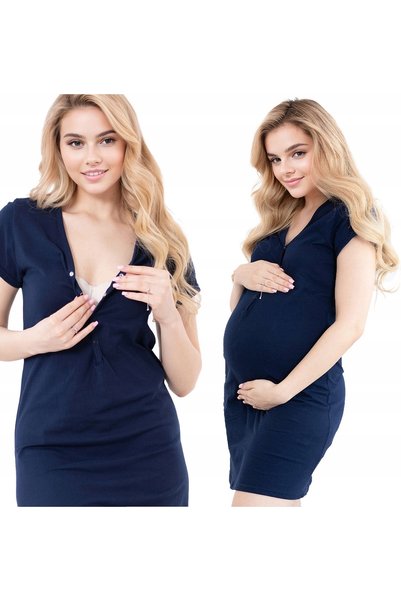 NO BRAND Cămașă de noapte pijama sarcină maternitate alăptare M