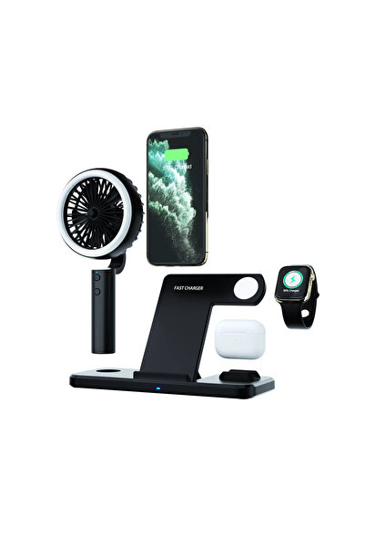 Generic Brand 5-in-1 Multifunctional 15W Fast Wireless Charging Station with ...