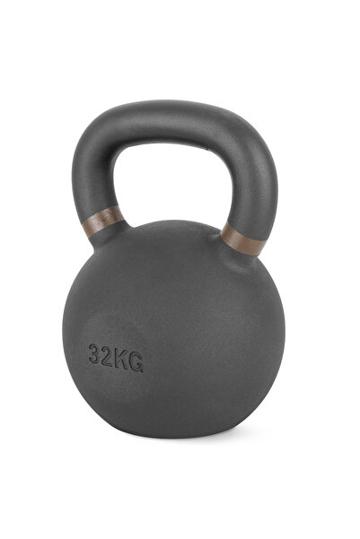Amila Kettlebell Cast Iron 32 kg - Μαύρο / Καφέ