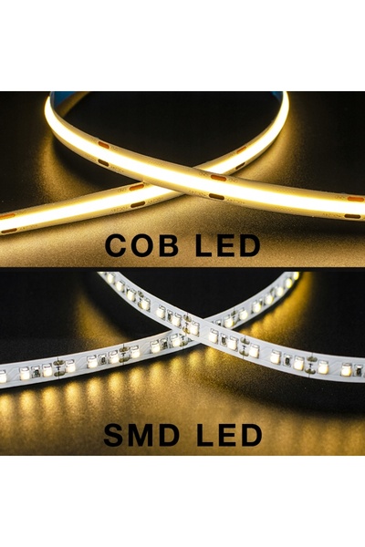 NO BRAND Bandă luminoasă LED COB tip neon 5M 12V 45W, fără puncte vizibile | ...