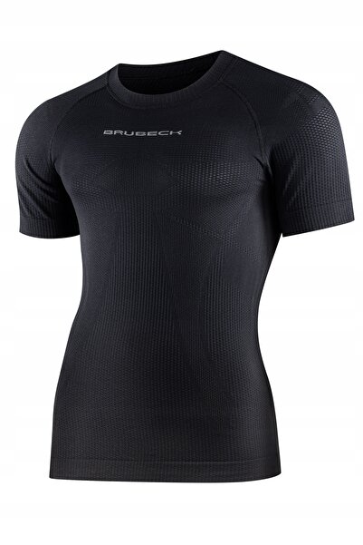 NO BRAND Tricou termic Brubeck 3D Run PRO - negru XXL