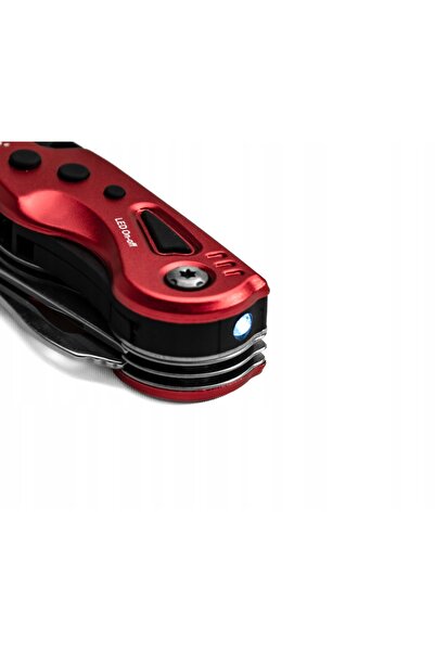 NO BRAND MULTITOOL TRAVELER: CUȚIT, LANTERNĂ, CIOCAN, BĂȚI, ETUI
