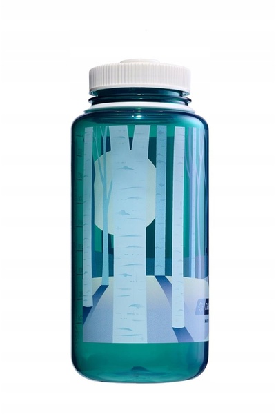 NO BRAND Sticlă Nalgene cu gura largă, 950 ml (32 oz) - păstrăv cu peisaj de ...