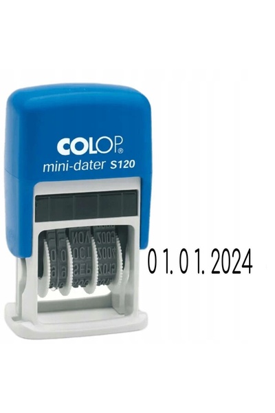 NO BRAND Colop Mini Printer S-120 ștampilă de dată rezervă negru x3