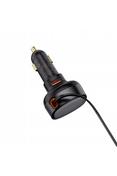 Baseus Încărcător auto Enjoyment Pro 55W USB-A Lightning - Negru