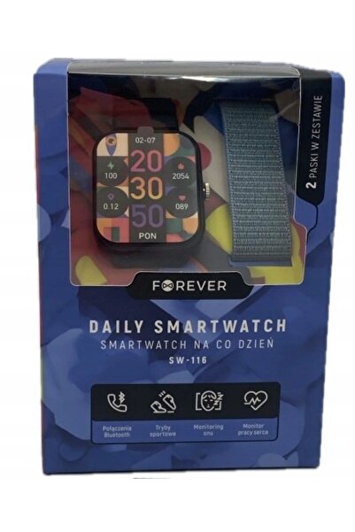 NO BRAND Smartwatch Forever 2 negru