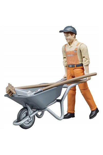 Bruder Figurină lucrător rutier cu accesorii 62130