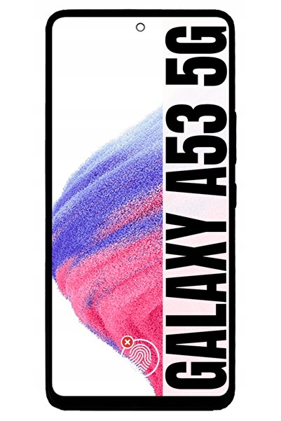 NO BRAND ECRAN PENTRU SAMSUNG GALAXY A53 5G A536 ECRAN LCD INCELL + RAMĂ