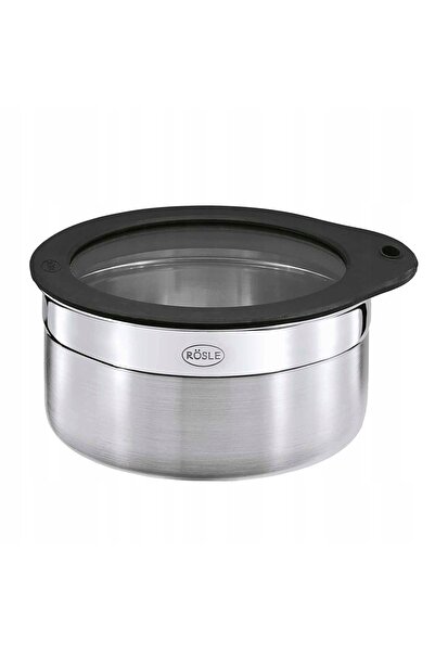 ROESLE Recipient cu capac de silicon 12cm OȚEL