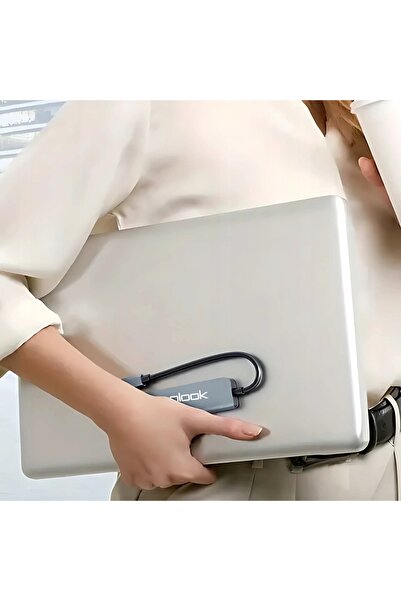 NO BRAND Hub universal USB-C Adaptor HDMI pentru tabletă, telefon, laptop 4K ...