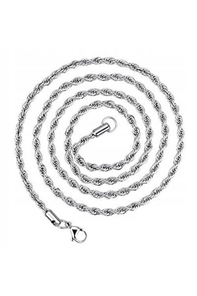 NO BRAND Colier bărbătesc din oțel tip lanț PREMIUM 60 cm 3 mm