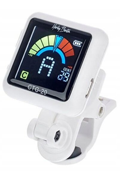 NO BRAND CTG-20 WH Acordor cu clemă USB Cromatic LCD Universal Harley Benton