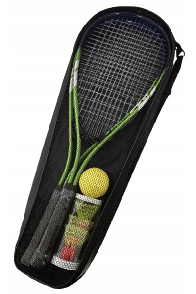 NO BRAND SEVEN FOR SEVEN CROSSMINTON set 2 rachete 3 volane husă pentru volane