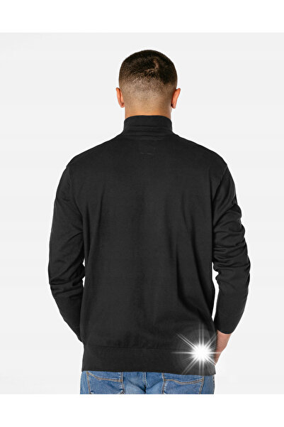 NO BRAND Pulover elegant slim pentru bărbați, cu fermoar și guler tip maletă,...