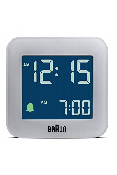 Braun Ceas deșteptător electronic digital BC08G cu iluminare de fundal și fun...