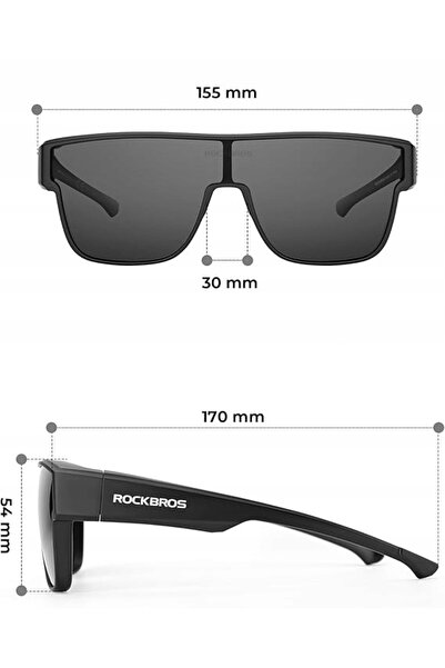 ROCKBROS Clip-on polarizat pentru ochelari de vedere sp304 14130003003 BL