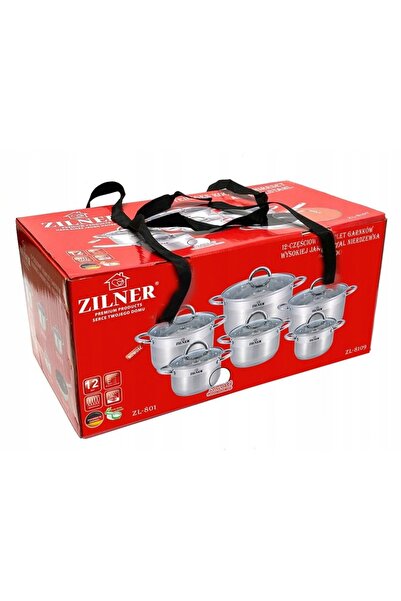 NO BRAND Set de oale din oțel 12 piese. ZILNER ZL-8109