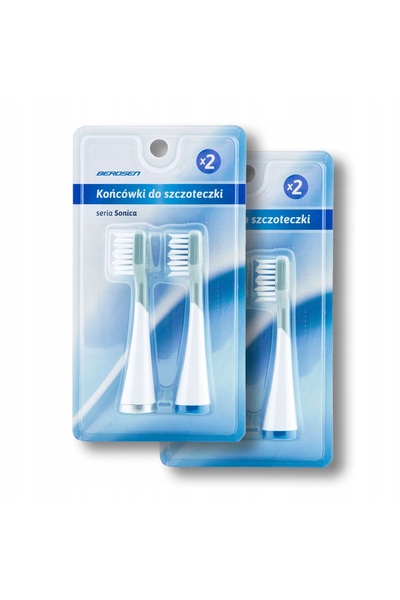 NO BRAND Capete de rezervă pentru periuță de dinți sonică Berdsen 4 bucăți