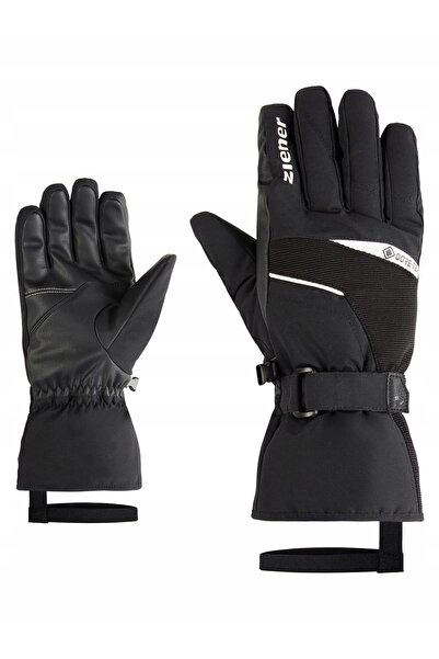 NO BRAND Mănuși de schi pentru bărbați Ziener GALERIUS-Z Negru/Alb 7.5 Gore-Tex