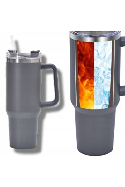 NO BRAND Cană de călătorie, termos din oțel inoxidabil 1.2L