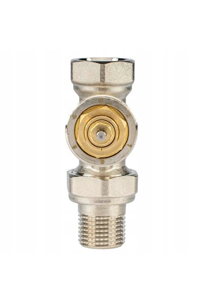 NO BRAND SET VALVĂ TERMOSTATICĂ DE RADIATOR 1/2 " CU CAP TERMOSTATIC DREPT SOLID
