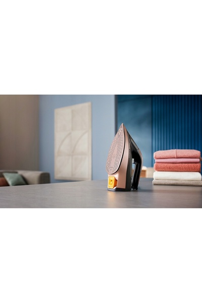 Philips Fier de călcat cu aburi Azure Seria 8000 - Abur continuu de 85 g/min,...