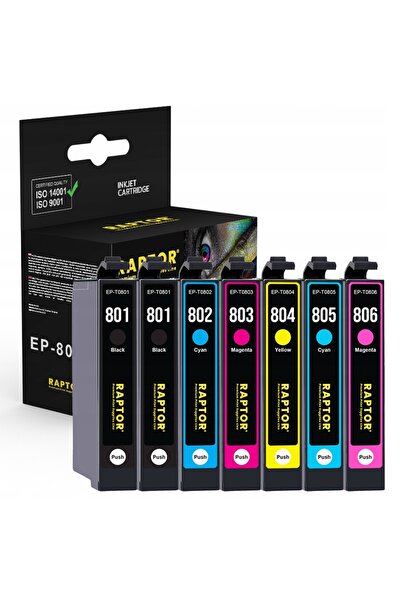 NO BRAND 7x Cerneală pentru EPSON PX800FW PX810FW PX820FWD Set complet