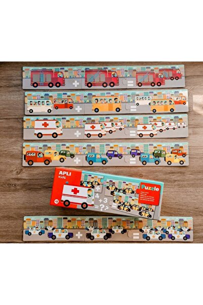 NO BRAND Puzzle pentru învățarea numărării, mașini de adăugat, Apli Kids