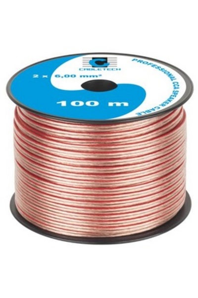 NO BRAND Cablu difuzor 2x6mm rolă 100m (1937a)