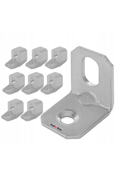 NO BRAND 100x CONECTOR DE COLȚ PENTRU MOBILIER 20x20x16 CONSTRUCȚIE