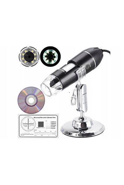 NO BRAND Microscop digital de buzunar USB PC cu LED, 1600X, pentru lipit