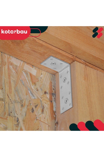 NO BRAND 100x kit colțar de construcție din oțel galvanizat 100x50x35mm