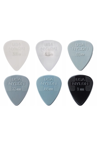 NO BRAND Set de pene de chitară MIX NYLON STANDARD 12 bucăți Dunlop PVP44