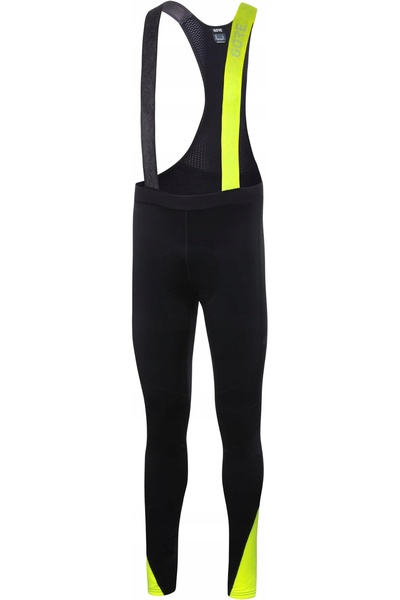 NO BRAND Pantaloni de ciclism Gore Wear C5 Thermo Bib Tights XXL Negru/Galben...