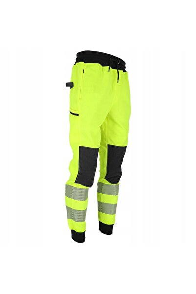 NO BRAND Pantaloni de lucru din material de trening, reflectorizanți, de sigu...