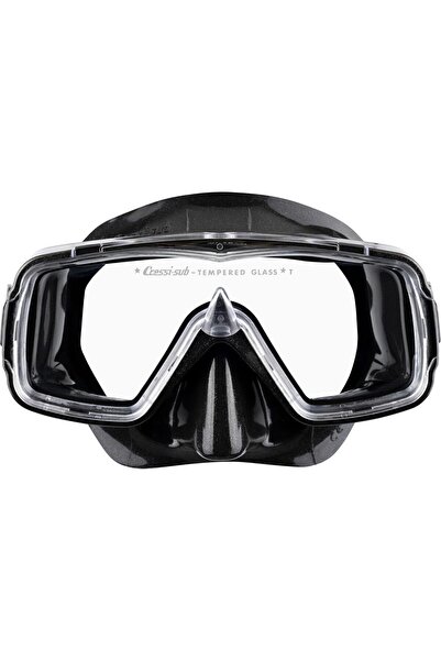 NO BRAND Set de înot: mască + snorkel, negru, universal