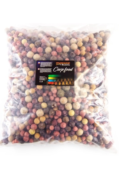 NO BRAND Bile de momeală Massive Baits Vario Fish Mix 14/18/24 mm, sac de 5 kg