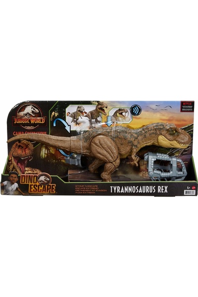 JURASSIC WORLD T-Rex care sparge dintr-un pas dinosaurele Dino