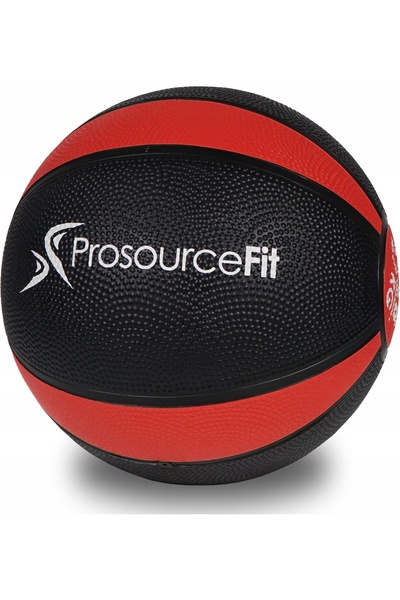 NO BRAND ProsourceFit Minge medicală din cauciuc 4.5 KG 10 LB Roșu
