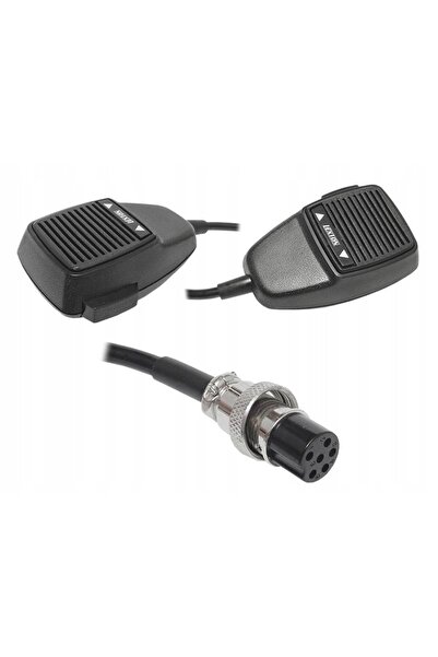 NO BRAND Microfon CB, mufă spirală 6 pini (3294)