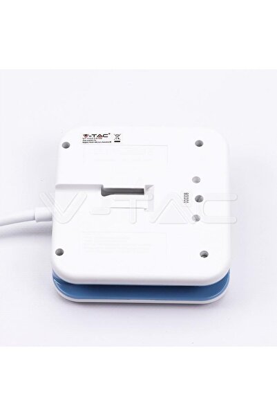 NO BRAND Cablu prelungitor V-Tac 1,4m cu izolație pătrată 3GN + 2xUSB 2.4A VT...