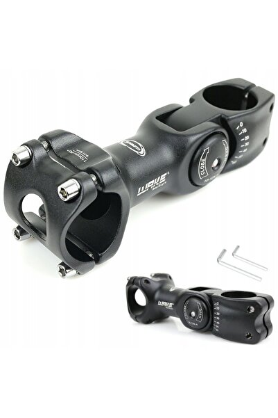 NO BRAND Pipă bicicletă 110mm, ghidon 31.8mm, suport reglabil 28.6mm, mată