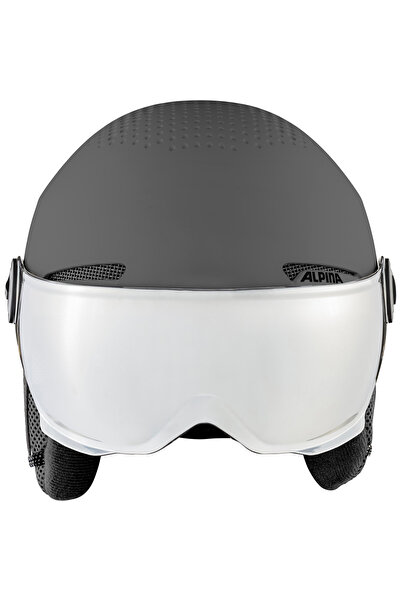 Alpina Arber Visor Q-Lite Cască de schi Gri Mat 54-58