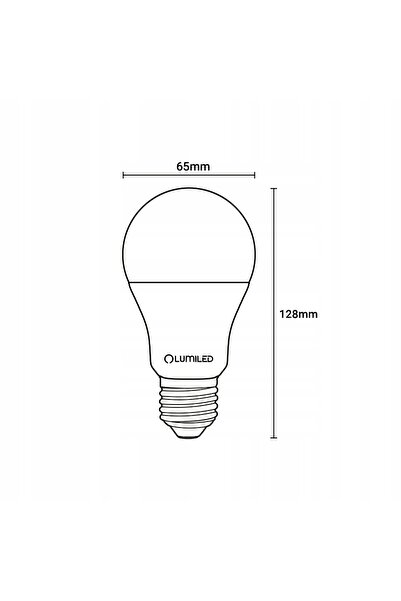 NO BRAND 6x E27 A65 15W = 125W 2025lm 4000K Neutră 260 Bec LED °   LUMILED