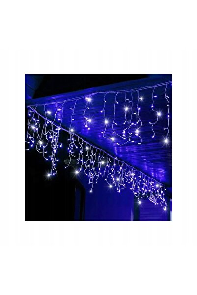 NO BRAND LAMPKI SOPLE 300 LED ZEWN. PERDEA LUMINOASĂ DE CRĂCIUN ALBASTRĂ IP44