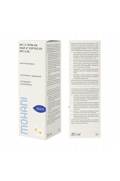 NO BRAND MOHANI Ser facial pentru fermitate și luminozitate, 30 ml